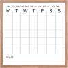 imageMCS Dry Erase Weekly Planner 11x24 Natural Framed Calander Whiteboard for Wall Plan Your Week with Family Weekly Planner for Dinners Sports Events ampamp MoreWalnut