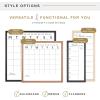 imageMCS Dry Erase Weekly Planner 11x24 Natural Framed Calander Whiteboard for Wall Plan Your Week with Family Weekly Planner for Dinners Sports Events ampamp MoreNatural