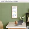 imageMCS Dry Erase Weekly Planner 11x24 Natural Framed Calander Whiteboard for Wall Plan Your Week with Family Weekly Planner for Dinners Sports Events ampamp MoreNatural