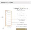 imageMCS Dry Erase Weekly Planner 11x24 Natural Framed Calander Whiteboard for Wall Plan Your Week with Family Weekly Planner for Dinners Sports Events ampamp MoreNatural