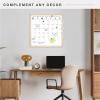 imageMCS Dry Erase Weekly Planner 11x24 Natural Framed Calander Whiteboard for Wall Plan Your Week with Family Weekly Planner for Dinners Sports Events ampamp MoreNatural