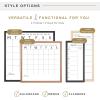 imageMCS Dry Erase Weekly Planner 11x24 Natural Framed Calander Whiteboard for Wall Plan Your Week with Family Weekly Planner for Dinners Sports Events ampamp MoreNatural