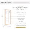imageMCS Dry Erase Weekly Planner 11x24 Natural Framed Calander Whiteboard for Wall Plan Your Week with Family Weekly Planner for Dinners Sports Events ampamp MoreNatural