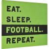 imageMCS Expandable 10Page Sports Scrapbook Album with 12 x 12 Inch Pages 135 x 125 Inch Football