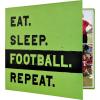 imageMCS Expandable 10Page Sports Scrapbook Album with 12 x 12 Inch Pages 135 x 125 Inch Football