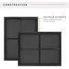 imageMCS Format Frame Front Loading Gallery Wall Frame Set 11x14 6 Pack Black