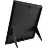 imageMCS Framatic Modern 12x12 Inch Frame with Mat for 10x10 Inch Photo Black 302196Black