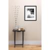 imageMCS Framatic Modern 12x12 Inch Frame with Mat for 10x10 Inch Photo Black 302196Black