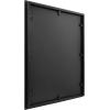imageMCS Framatic Modern 12x12 Inch Frame with Mat for 10x10 Inch Photo Black 302196Black