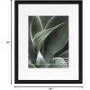 imageMCS Framatic Modern 12x12 Inch Frame with Mat for 10x10 Inch Photo Black 302196Black