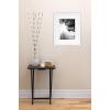 imageMCS Framatic Modern 12x12 Inch Frame with Mat for 10x10 Inch Photo Black 302196White