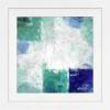 imageMCS Framatic Modern 12x12 Inch Frame with Mat for 10x10 Inch Photo Black 302196White