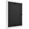 imageMCS Framatic Modern 12x12 Inch Frame with Mat for 10x10 Inch Photo Black 302196White