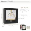 imageMCS Gallery Wooden Picture Frame for Canvas Art Boards Photos and more Black 6x6 Inch