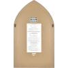 imageMCS Moroccan 40x24 Mirror Gray Woodgrain Arched Windowpane Wall Mirror Home Decor for Bedroom Livingroom ampamp Entry