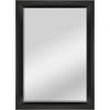 imageMCS Simplicity 215x255 Large Wall Mirror Black ampamp Beveled Detail Mirror Vertical ampamp Horizontal Wall Hanging Mirror for Bathroom Bedroom ampamp LivingroomBlack