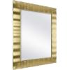 imageMCS Simplicity 215x255 Large Wall Mirror Black ampamp Beveled Detail Mirror Vertical ampamp Horizontal Wall Hanging Mirror for Bathroom Bedroom ampamp LivingroomBrass