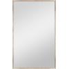 imageMCS Simplicity 215x255 Large Wall Mirror Black ampamp Beveled Detail Mirror Vertical ampamp Horizontal Wall Hanging Mirror for Bathroom Bedroom ampamp LivingroomBrass