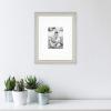 imageMCS Studio Gallery 11x14 Matted to 5x7 Picture Frame Gray Woodgrain Square Photo Frame for Photos Posters ampamp Art Prints 1Pack