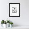imageMCS Studio Gallery Frame Black Woodgrain 11 x 14 in