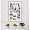 imageMCS Studio Gallery Frame Gray Woodgrain 20 x 30 in Collage Single