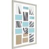 imageMCS Studio Gallery Frame Gray Woodgrain 20 x 30 in Collage Single