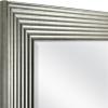 imageMCS Summit Large Wall Mirror Modern Rectangle Mirror Home Decor for Living Room Bedroom or Bathroom 295 by 415 Inch Silver