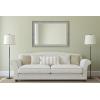 imageMCS Summit Large Wall Mirror Modern Rectangle Mirror Home Decor for Living Room Bedroom or Bathroom 295 by 415 Inch Silver