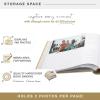imageMCS The Story of Us Photo Album Holds 200 4x6 Photos with Memo Space Tan Linen Cover Clear SideLoading Pockets  Scrapbook Style Keepsake for Weddings Anniversaries ampamp More  A Thoughtful GiftStory of Us