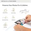 imageMCS The Story of Us Photo Album Holds 200 4x6 Photos with Memo Space Tan Linen Cover Clear SideLoading Pockets  Scrapbook Style Keepsake for Weddings Anniversaries ampamp More  A Thoughtful GiftStory of Us