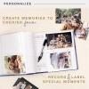 imageMCS The Story of Us Photo Album Holds 200 4x6 Photos with Memo Space Tan Linen Cover Clear SideLoading Pockets  Scrapbook Style Keepsake for Weddings Anniversaries ampamp More  A Thoughtful GiftThe Moments