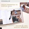 imageMCS The Story of Us Photo Album Holds 200 4x6 Photos with Memo Space Tan Linen Cover Clear SideLoading Pockets  Scrapbook Style Keepsake for Weddings Anniversaries ampamp More  A Thoughtful GiftLove Story