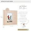 imageMCS The Story of Us Photo Album Holds 200 4x6 Photos with Memo Space Tan Linen Cover Clear SideLoading Pockets  Scrapbook Style Keepsake for Weddings Anniversaries ampamp More  A Thoughtful GiftStory of Us