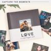 imageMCS The Story of Us Photo Album Holds 200 4x6 Photos with Memo Space Tan Linen Cover Clear SideLoading Pockets  Scrapbook Style Keepsake for Weddings Anniversaries ampamp More  A Thoughtful GiftLove Is A Four Legged Word