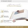 imageMCS The Story of Us Photo Album Holds 200 4x6 Photos with Memo Space Tan Linen Cover Clear SideLoading Pockets  Scrapbook Style Keepsake for Weddings Anniversaries ampamp More  A Thoughtful GiftLove Story