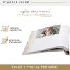 imageMCS The Story of Us Photo Album Holds 200 4x6 Photos with Memo Space Tan Linen Cover Clear SideLoading Pockets  Scrapbook Style Keepsake for Weddings Anniversaries ampamp More  A Thoughtful GiftYou Are So Loved
