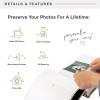 imageMCS The Story of Us Photo Album Holds 200 4x6 Photos with Memo Space Tan Linen Cover Clear SideLoading Pockets  Scrapbook Style Keepsake for Weddings Anniversaries ampamp More  A Thoughtful GiftLove Is A Four Legged Word