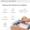 imageMCS The Story of Us Photo Album Holds 200 4x6 Photos with Memo Space Tan Linen Cover Clear SideLoading Pockets  Scrapbook Style Keepsake for Weddings Anniversaries ampamp More  A Thoughtful GiftOur Adventure