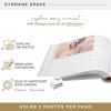 imageMCS The Story of Us Photo Album Holds 200 4x6 Photos with Memo Space Tan Linen Cover Clear SideLoading Pockets  Scrapbook Style Keepsake for Weddings Anniversaries ampamp More  A Thoughtful GiftThing Called Love