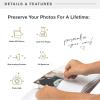 imageMCS The Story of Us Photo Album Holds 200 4x6 Photos with Memo Space Tan Linen Cover Clear SideLoading Pockets  Scrapbook Style Keepsake for Weddings Anniversaries ampamp More  A Thoughtful GiftLove Story