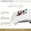 imageMCS The Story of Us Photo Album Holds 200 4x6 Photos with Memo Space Tan Linen Cover Clear SideLoading Pockets  Scrapbook Style Keepsake for Weddings Anniversaries ampamp More  A Thoughtful GiftStory of You
