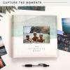 imageMCS The Story of Us Photo Album Holds 200 4x6 Photos with Memo Space Tan Linen Cover Clear SideLoading Pockets  Scrapbook Style Keepsake for Weddings Anniversaries ampamp More  A Thoughtful GiftOur Adventure