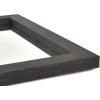 imageMCS Thin Gallery Large Wall Mirror Modern Rectangle Mirror Home Decor for Living Room Bedroom or Bathroom 274 by 334 Inch White WoodgrainBlack Woodgrain
