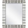 imageMCS 30x36 Large Wall Mirror Silver Wavy ampamp Beveled Mirror Vertical ampamp Horizontal Wall Hanging Mirror for Bathroom Bedroom ampamp LivingroomSilver