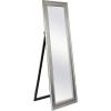 imageMCS 68883 Stockholm Cheval Mirror Silver 195x595 Inch Overall SizeSilver