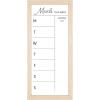 imageMCS Dry Erase Weekly Planner 11x24 Natural Framed Calander Whiteboard for Wall Plan Your Week with Family Weekly Planner for Dinners Sports Events ampamp MoreNatural