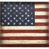 imageMCS Expandable 10Page Scrapbook Album with 12 x 12 Inch Pages 135 x 125 Inch Vintage Flag