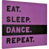 imageMCS Expandable 10Page Sports Scrapbook Album with 12 x 12 Inch Pages 135 x 125 Inch Dance Purple