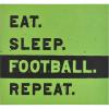 imageMCS Expandable 10Page Sports Scrapbook Album with 12 x 12 Inch Pages 135 x 125 Inch Football