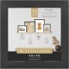 imageMCS Gallery Wooden Picture Frame for Canvas Art Boards Photos and more Black 6x6 Inch